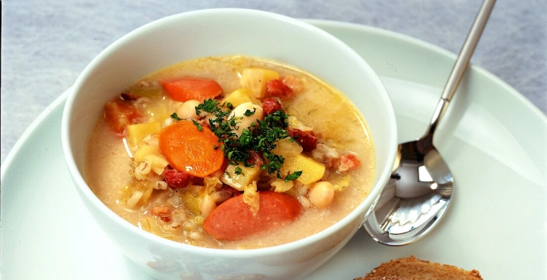 Soupe aux légumes bio