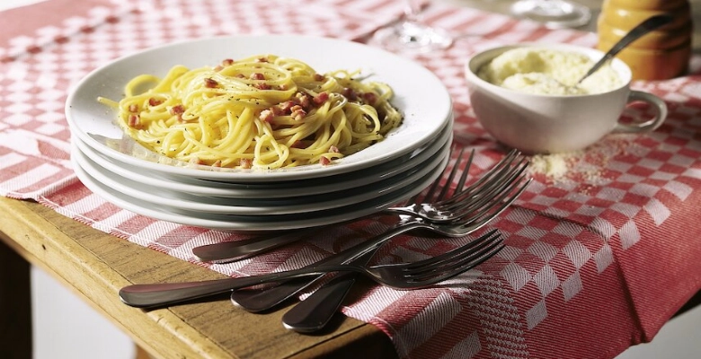Spaghetti carbonara bio