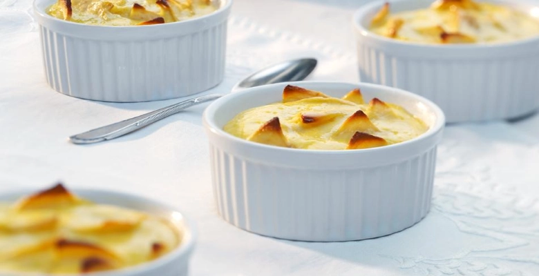 Soufflé aux pommes bio