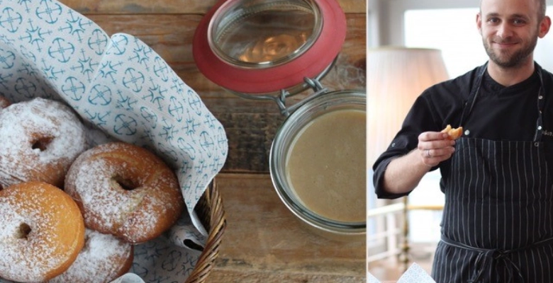 Donuts de pomme de terre et confiture de peau de pomme de terre