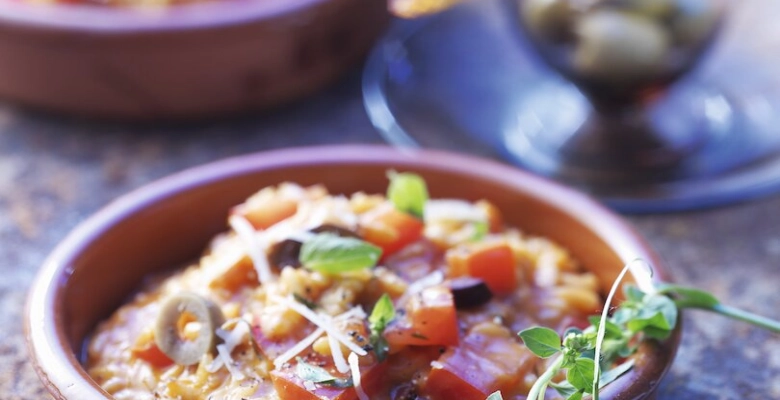 Risotto à la tomate bio