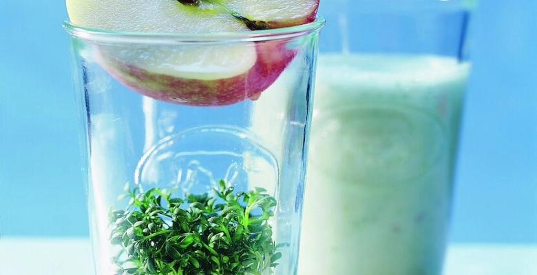 Frappé pommes et cresson bio