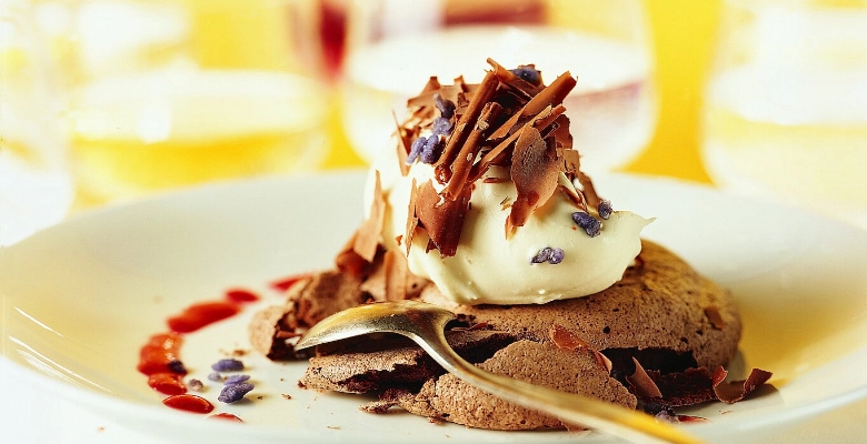 Pavlova au chocolat bio