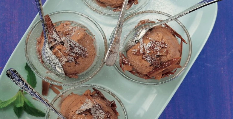 Mousse au chocolat express bio