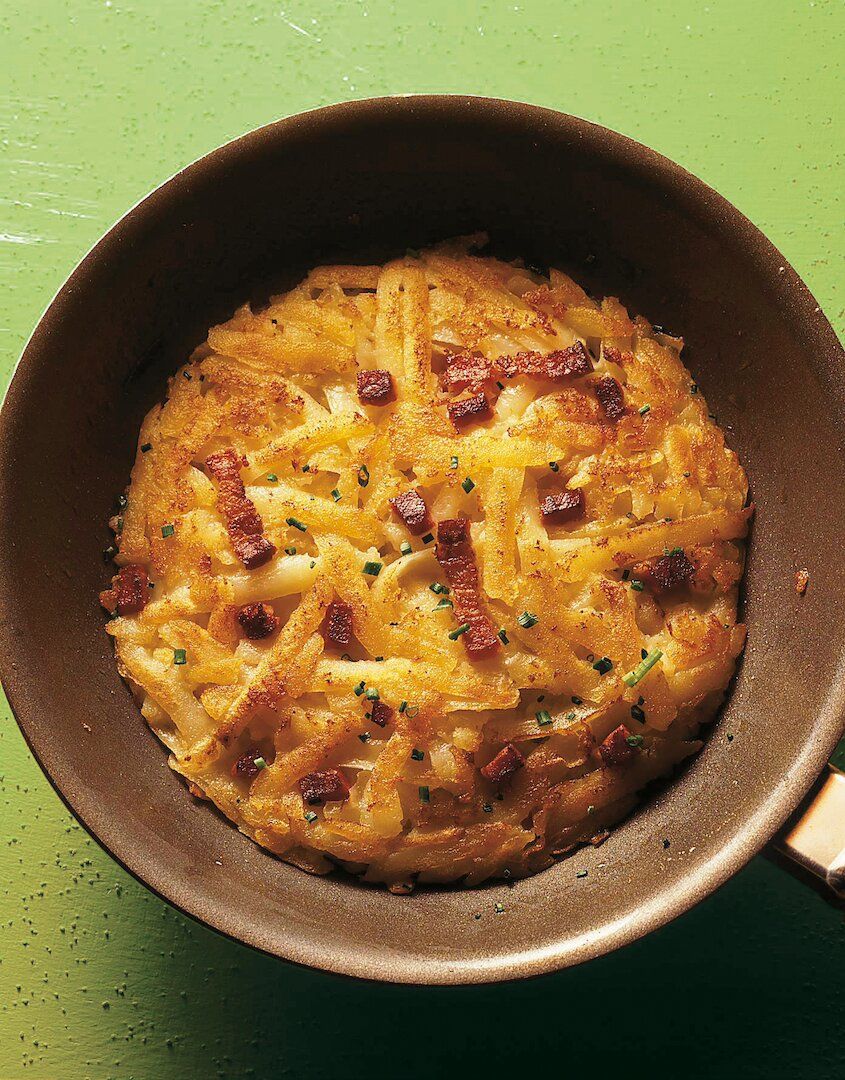 Bio-Rösti mit Speck und Schinken | Rezept Bio-Rösti mit Speck und Schinken | Rezept