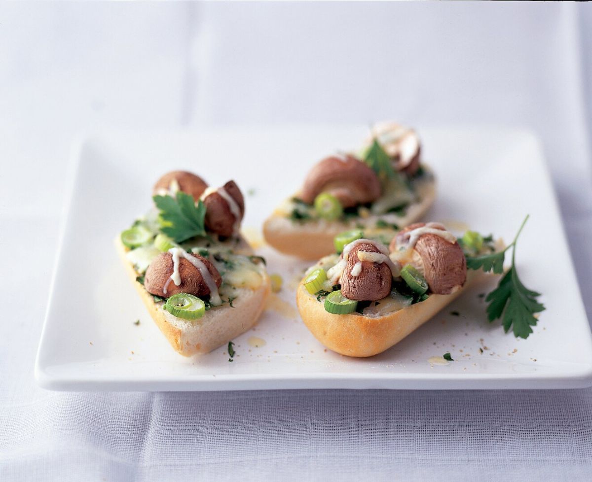 Bio-Wein-Baguette mit Champignons | Rezept