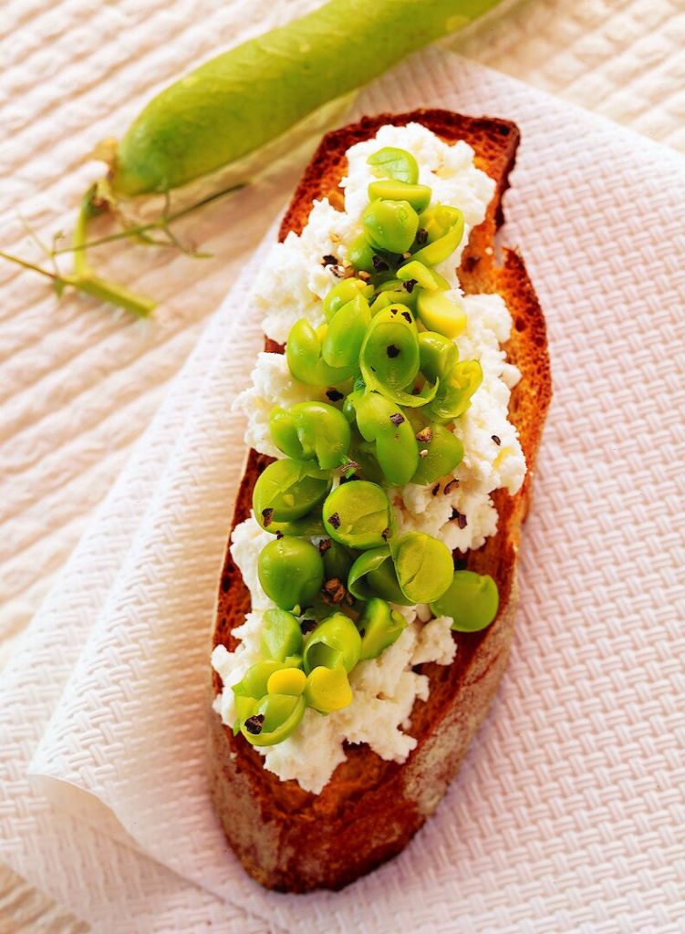 Bruschetta au chèvre frais bio